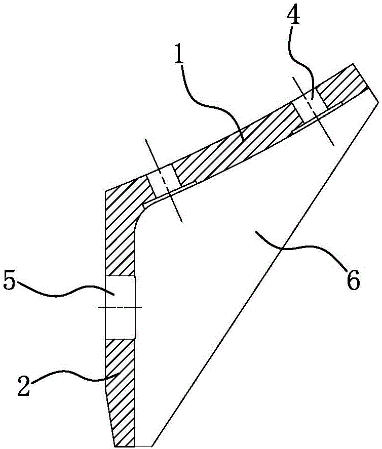 Connecting and load transferring structure for launch canister