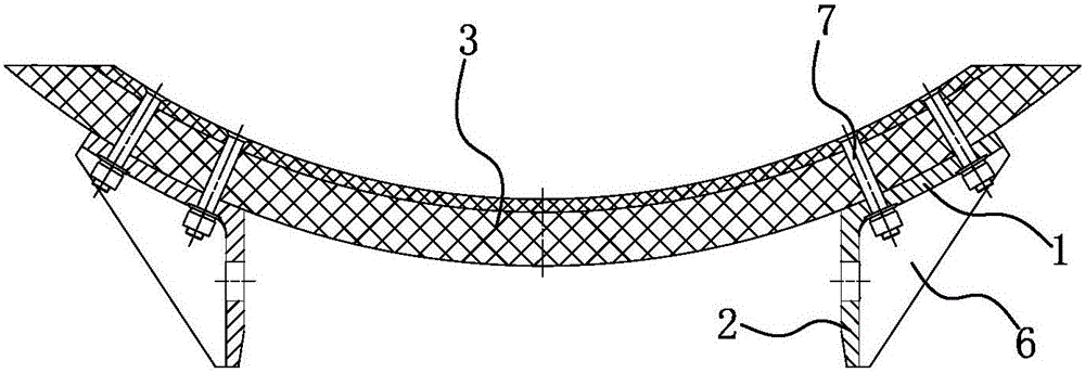 Connecting and load transferring structure for launch canister