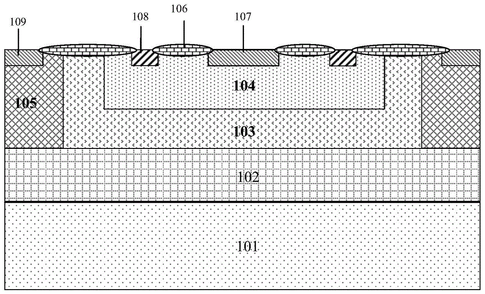 Vertical NPN device in BCD process and manufacturing method thereof