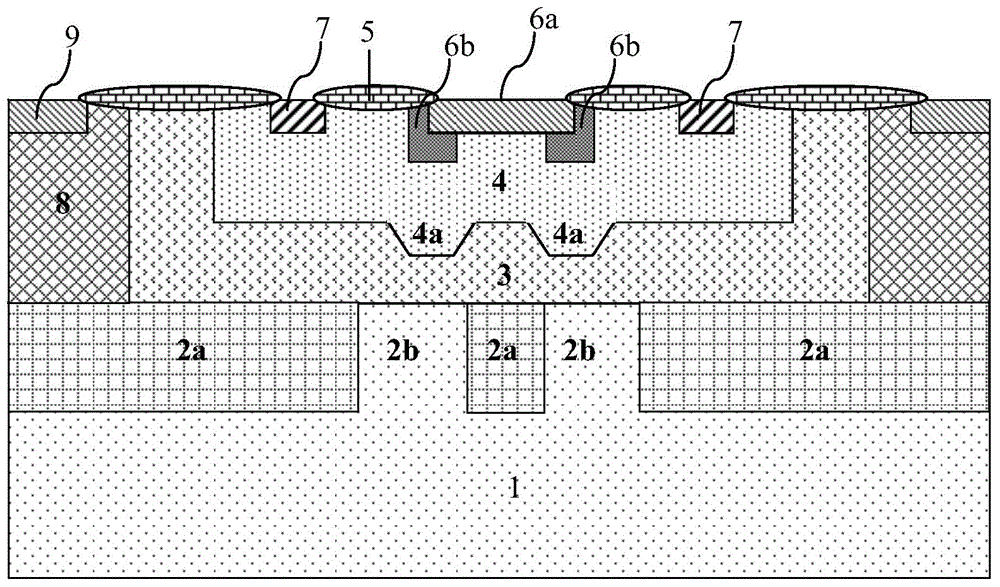 Vertical NPN device in BCD process and manufacturing method thereof