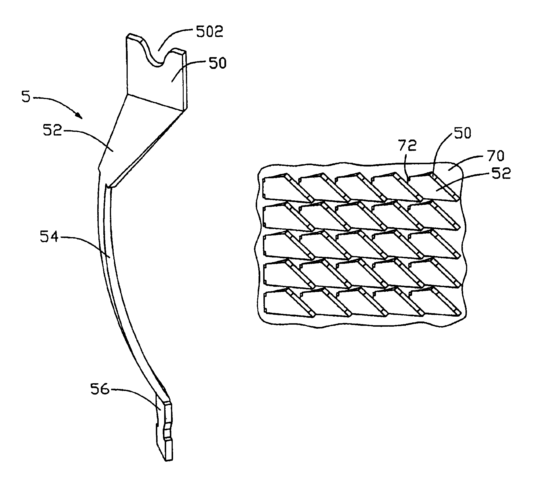 Twist contact for electrical connector