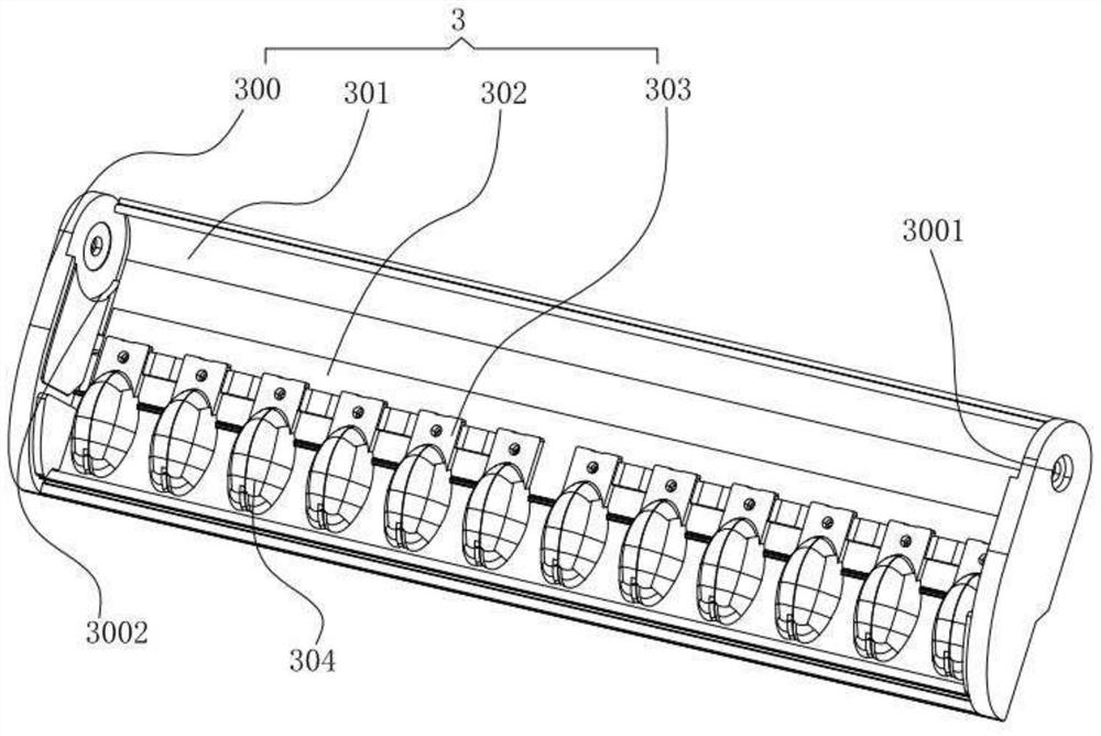 Adjusting mechanism and wall washing lamp comprising the same