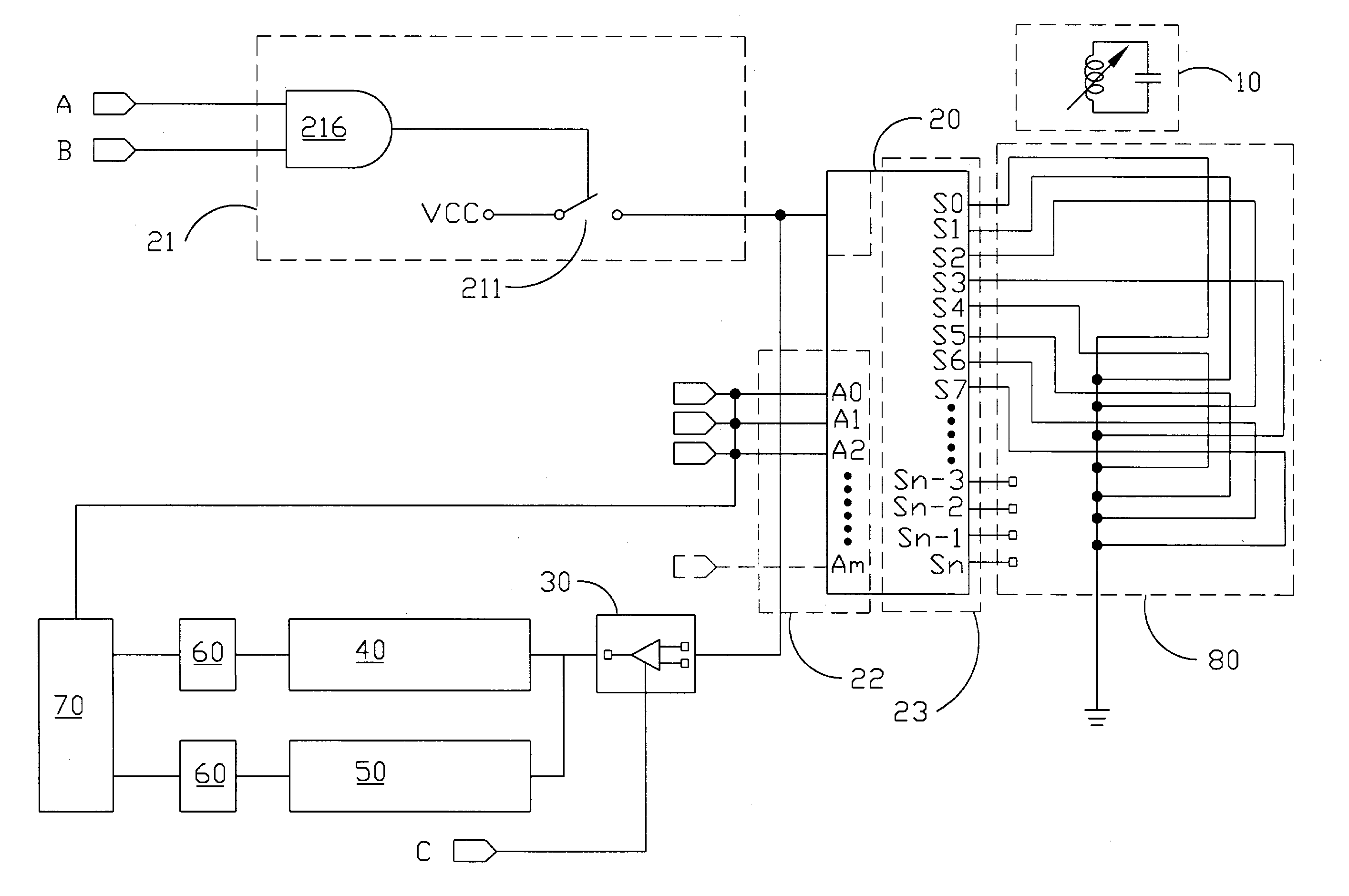 Tablet system with inductive loops and cord less-battery less pointer apparatus controlled by multi-channel switches set and method for transmitting and receiving its signal