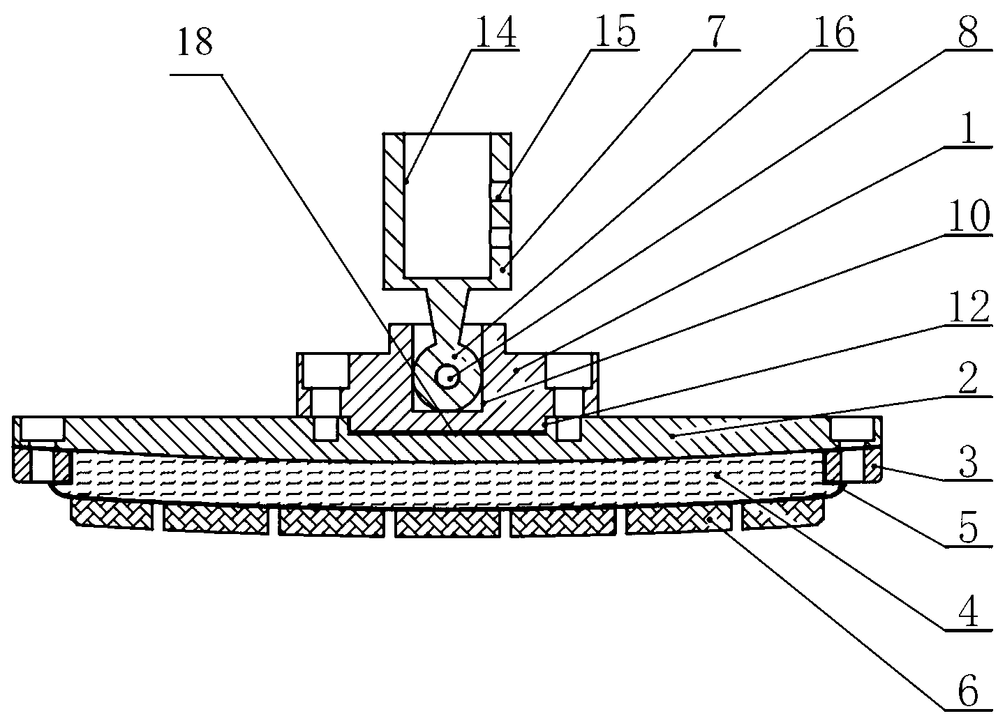 Flexible passive adaptation type fairing disc and flexible sandwich layer thereof and method for operating flexible passive adaptation type fairing discs