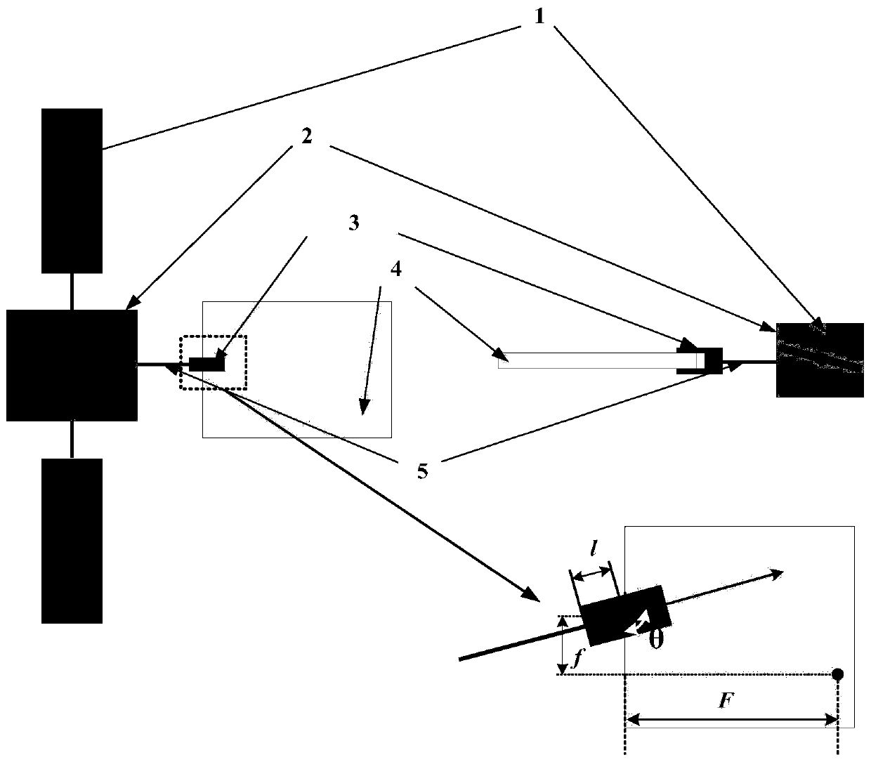 Method for estimating kinetic parameters of spatial non-cooperative target under unilateral constraint condition