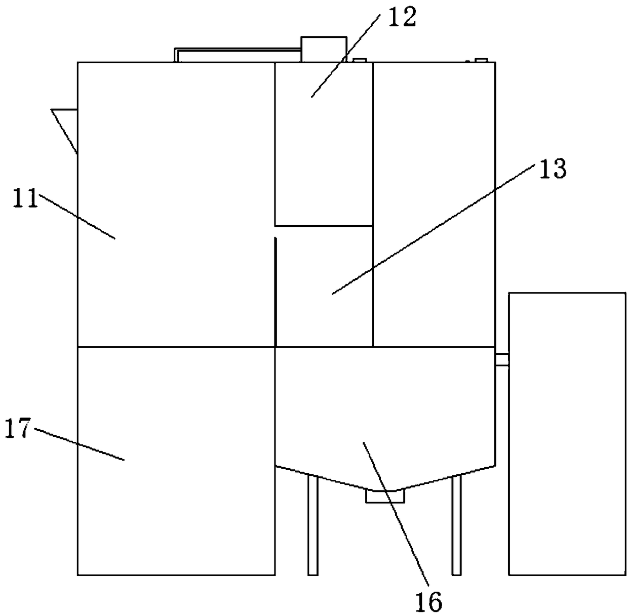 Seed dressing machine