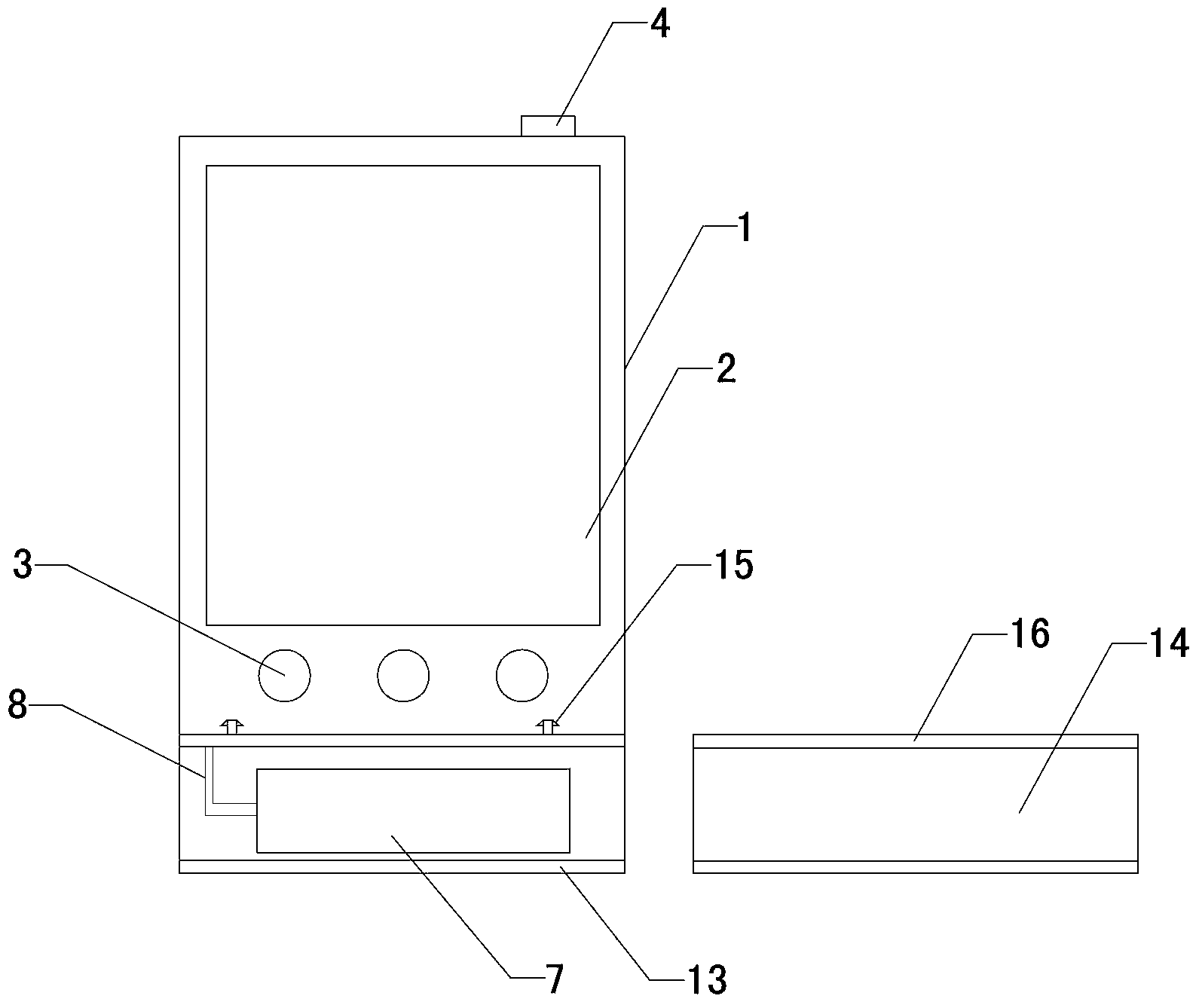 Novel mobile phone structure