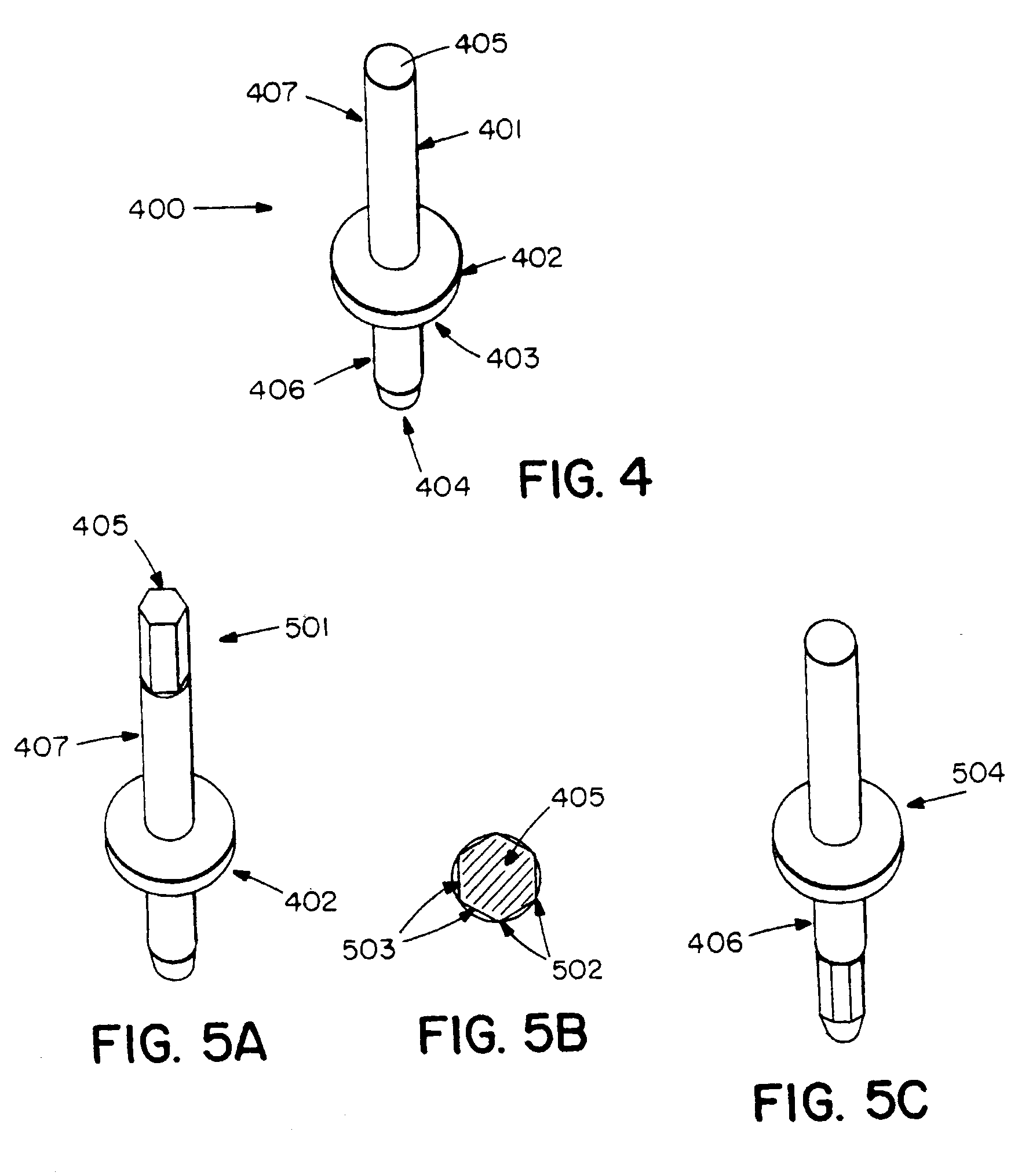 Flanged terminal pins for DC/DC converters