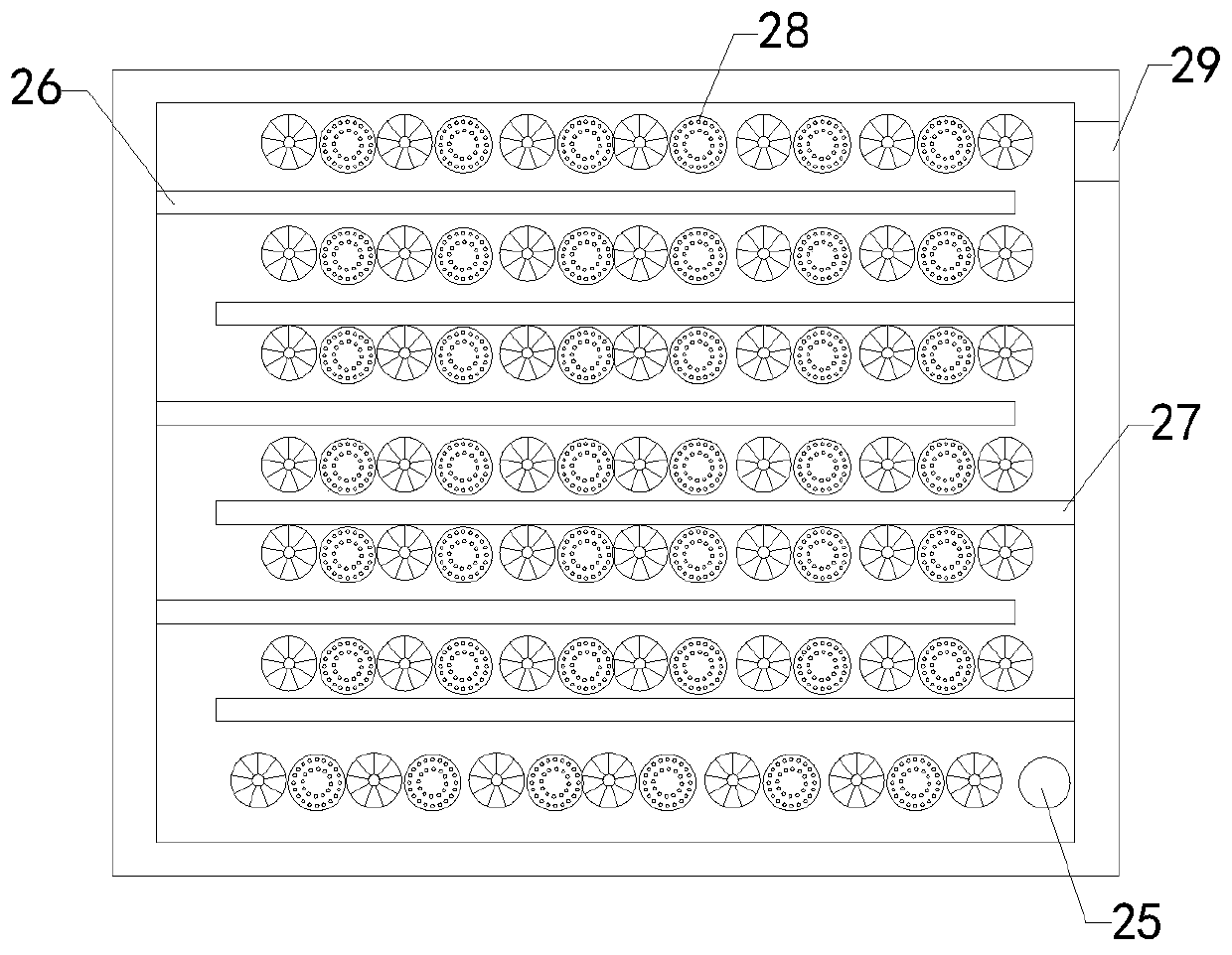 Organic matter removal device for water body ecological maintenance