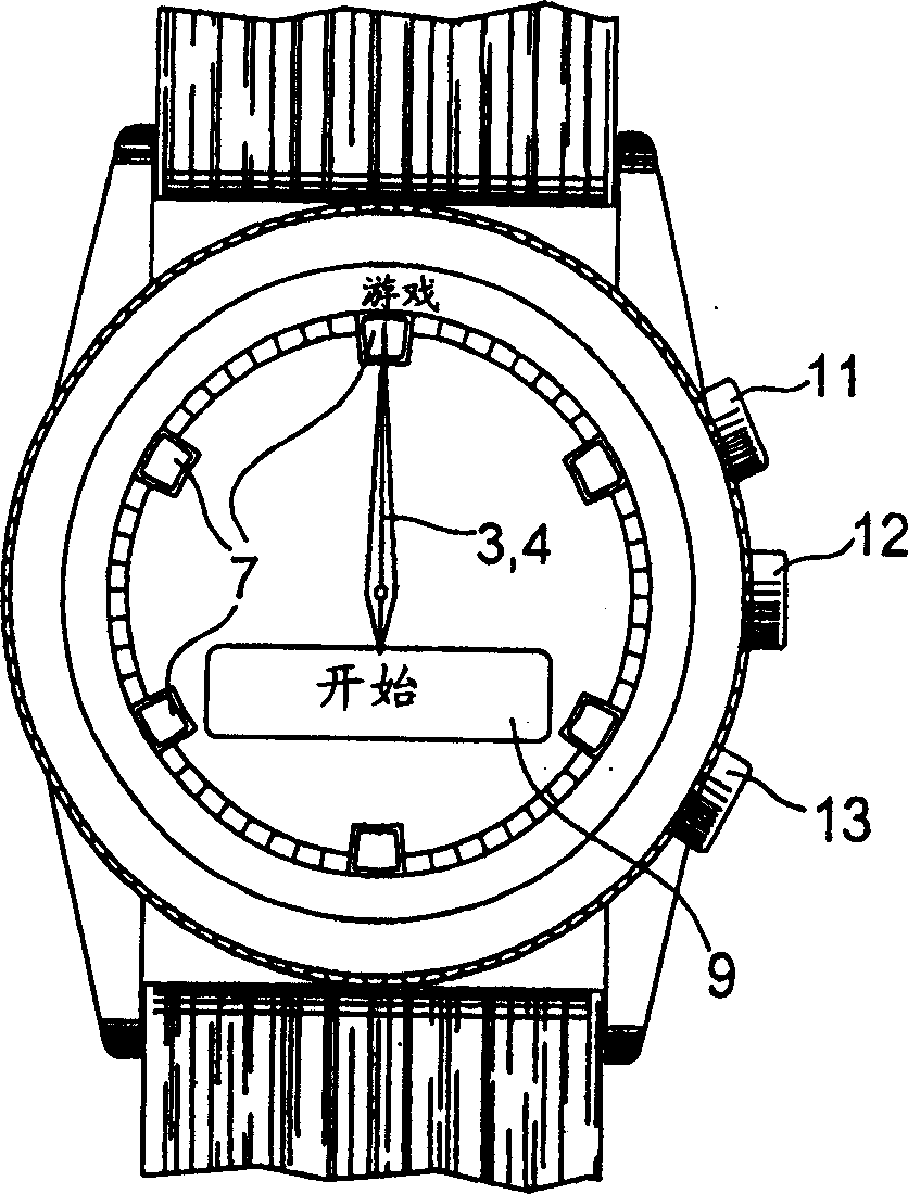 Electronic timer including game mode