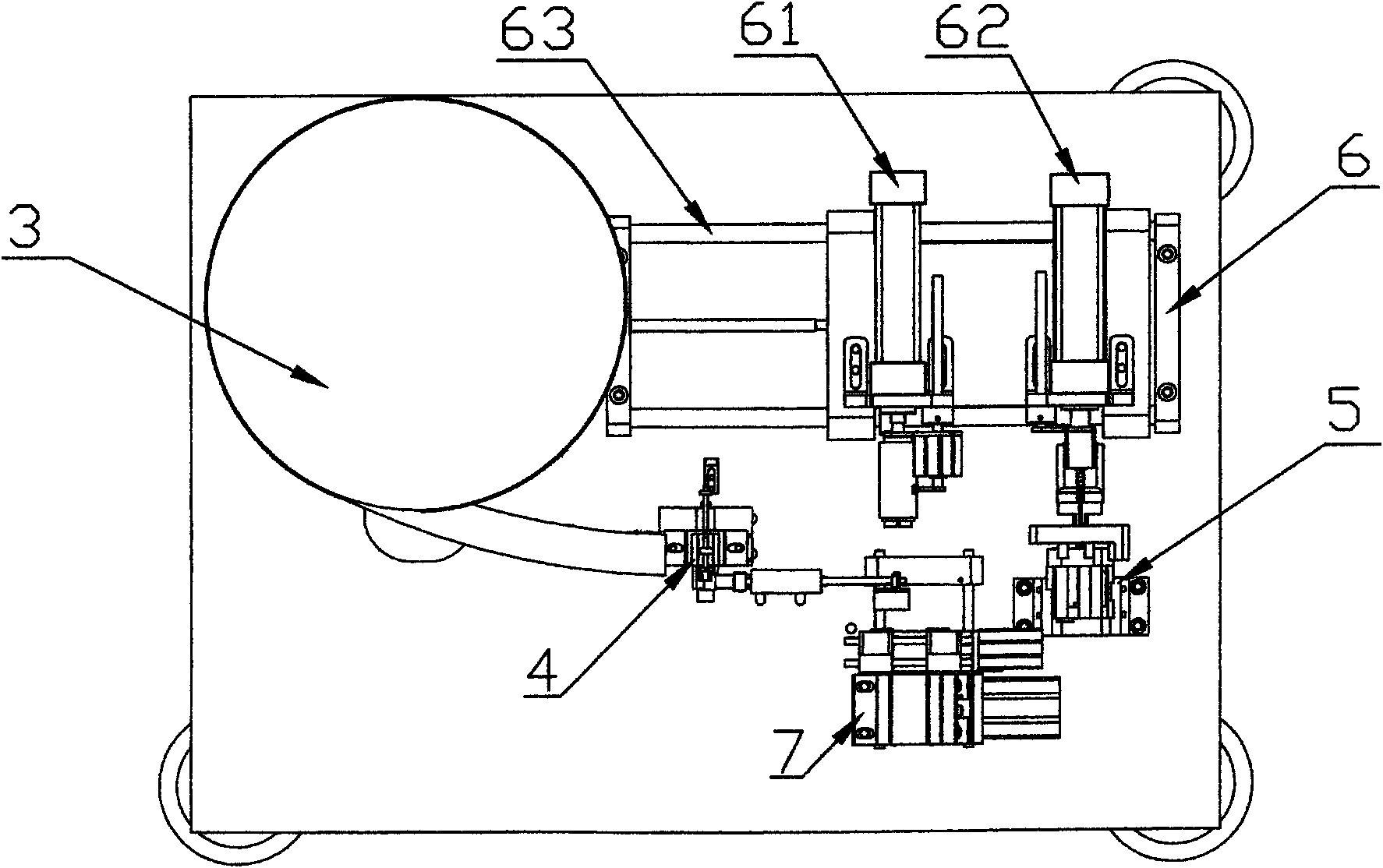 Flexible pipe assembly machine