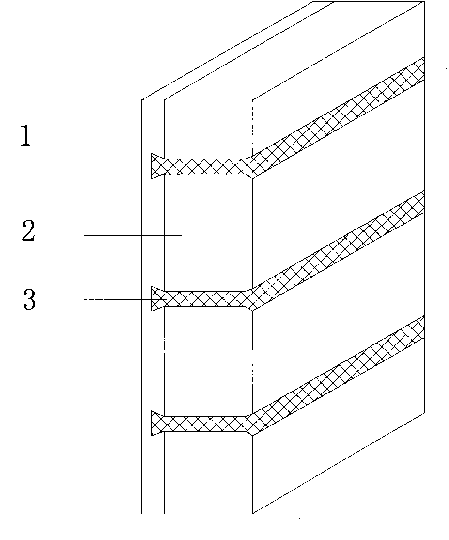 Molded composite board with improved firmness and preparation method thereof