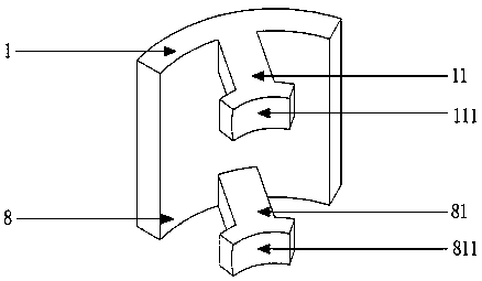 An AC-DC five-degree-of-freedom dual-spherical hybrid magnetic bearing for a vehicle-mounted flywheel battery