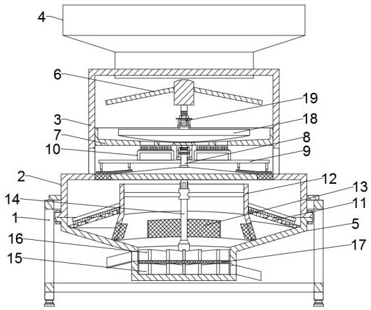 Automatic grain impurity removal device