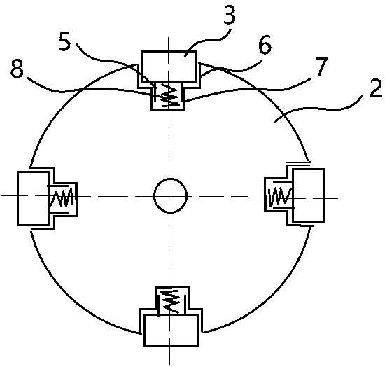 Double-effect anti-damage rolling drum smashing device