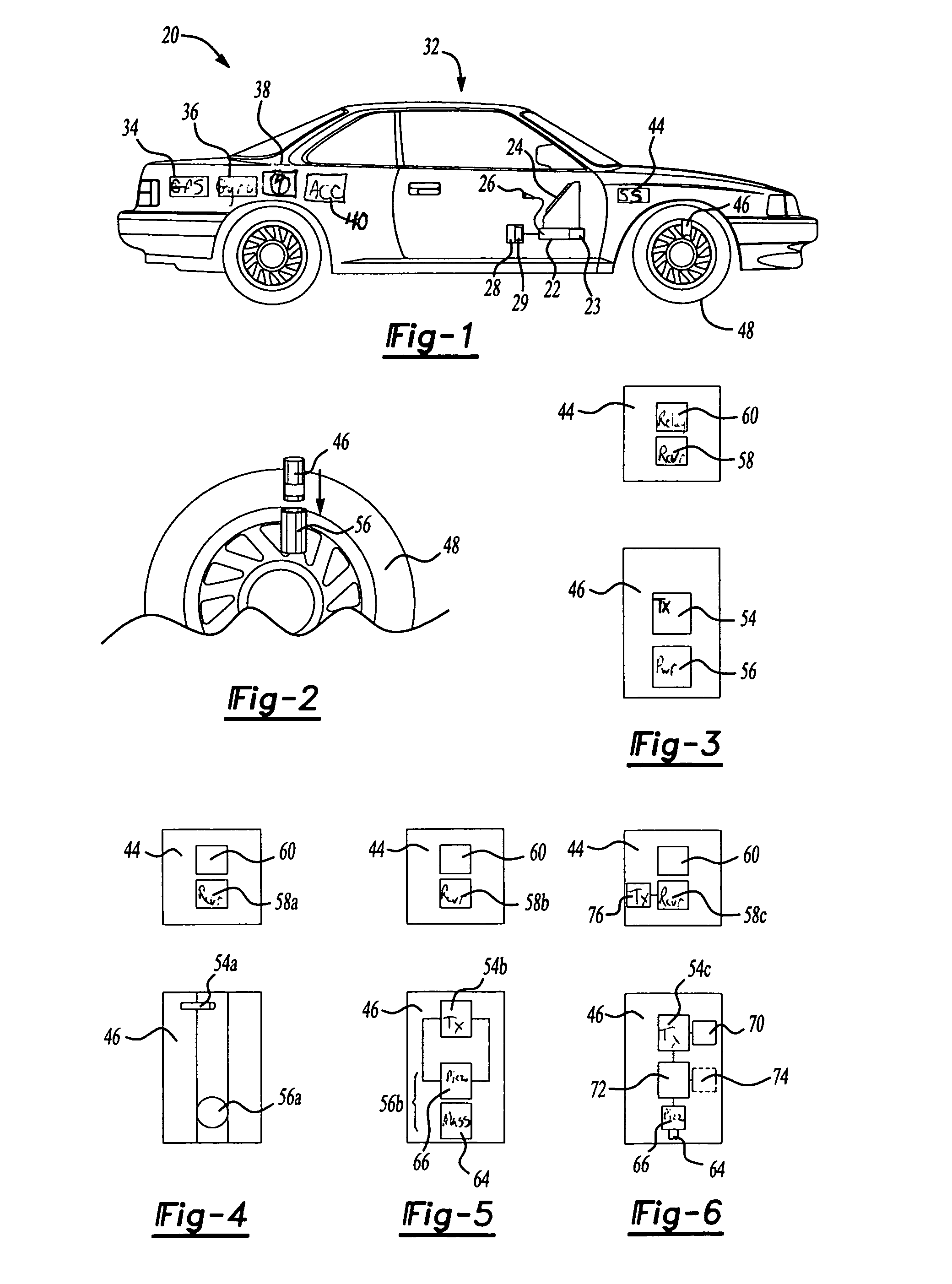 Vehicle speed sensor for navigation system