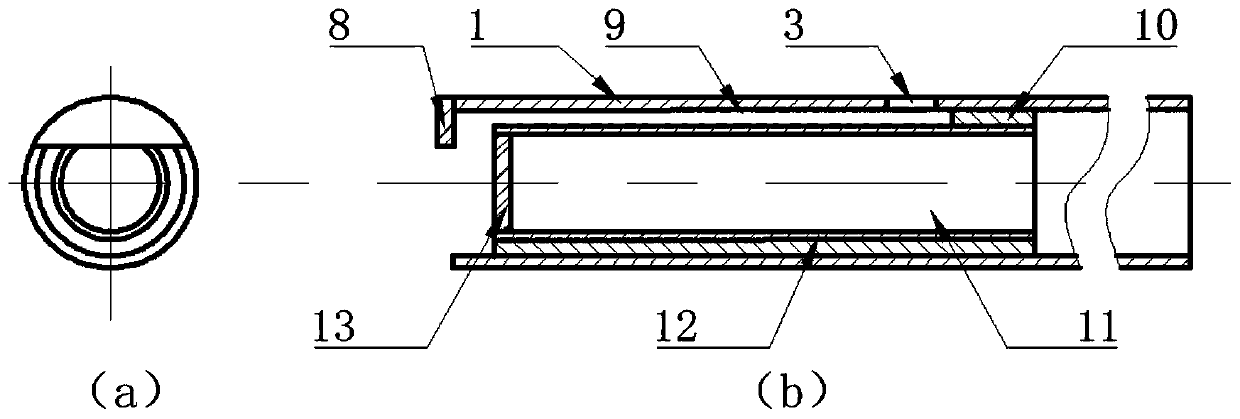 Air purging device for infrared thermometer