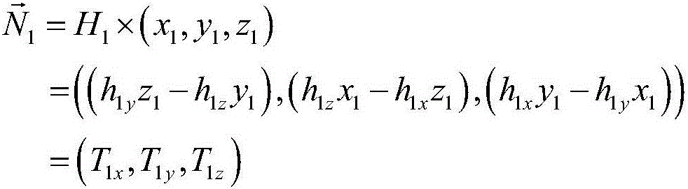 Positioning and orientation method based on double magnetic beacons