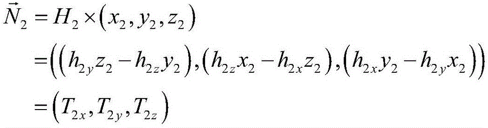 Positioning and orientation method based on double magnetic beacons