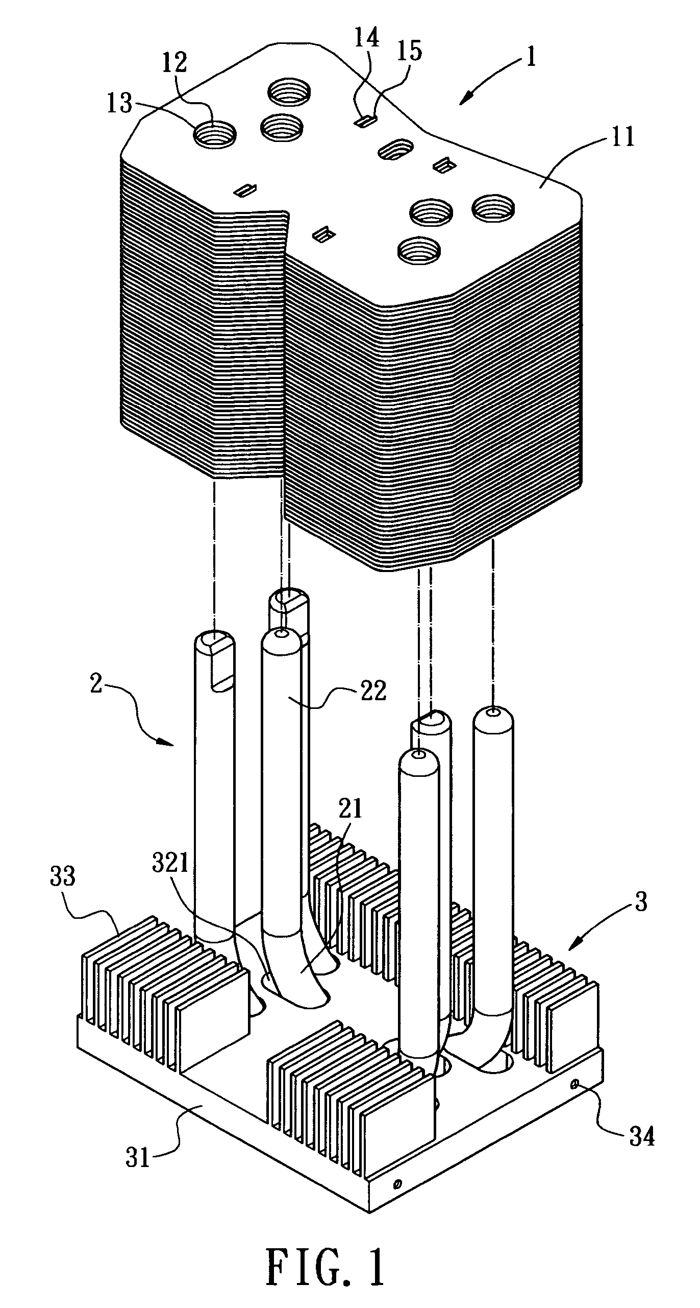 Thermal structure for electric devices