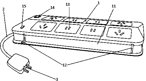 Socket with wire winding function