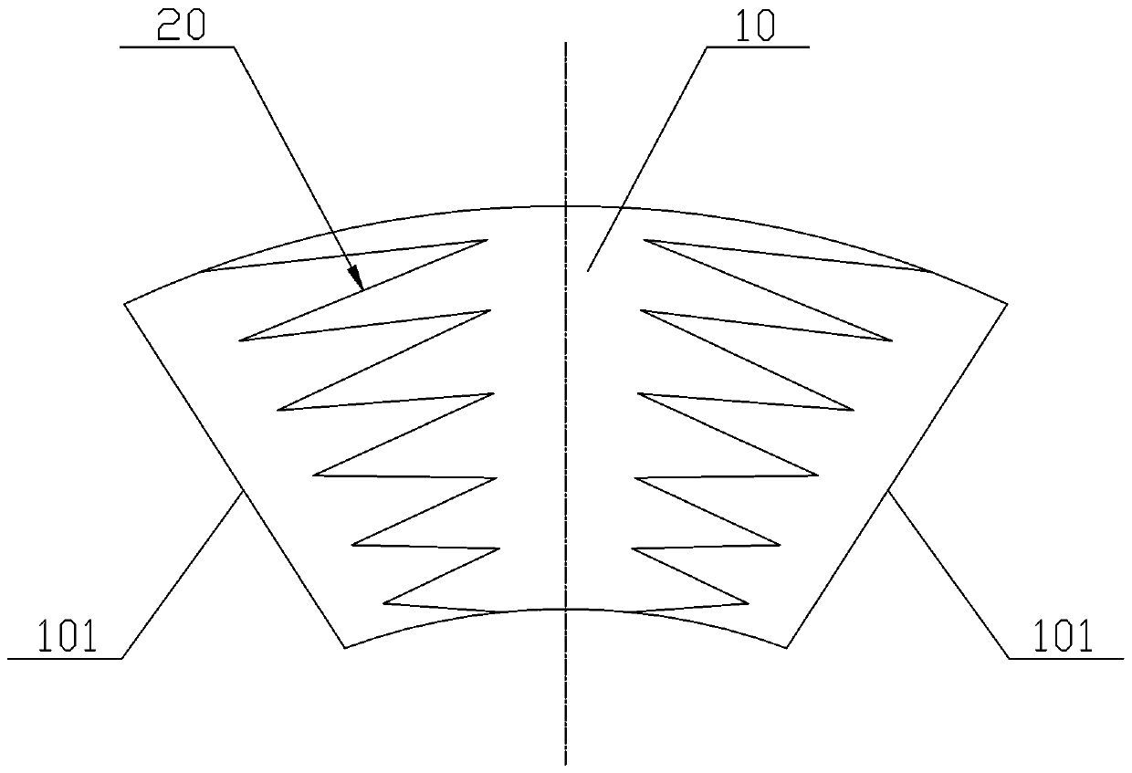 Arterial stent vascular unit