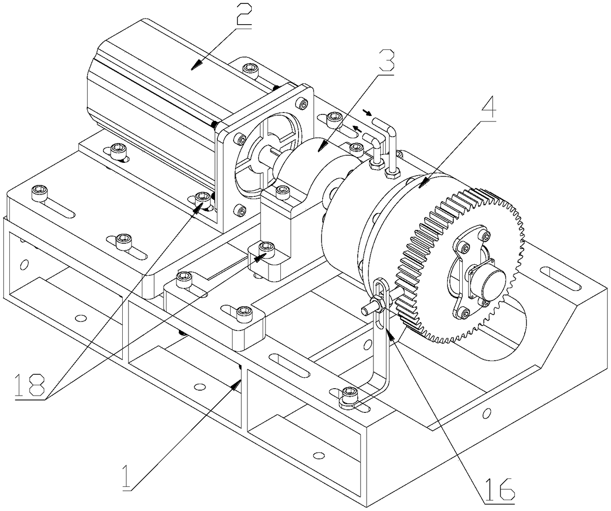 Shaft torsional vibration signal simulation test bench system and its application