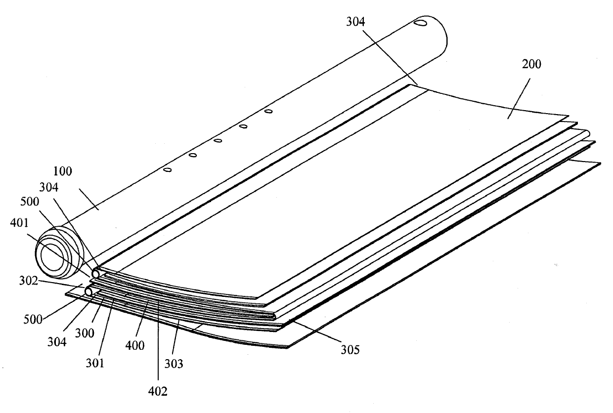 Rolled reverse osmosis membrane element