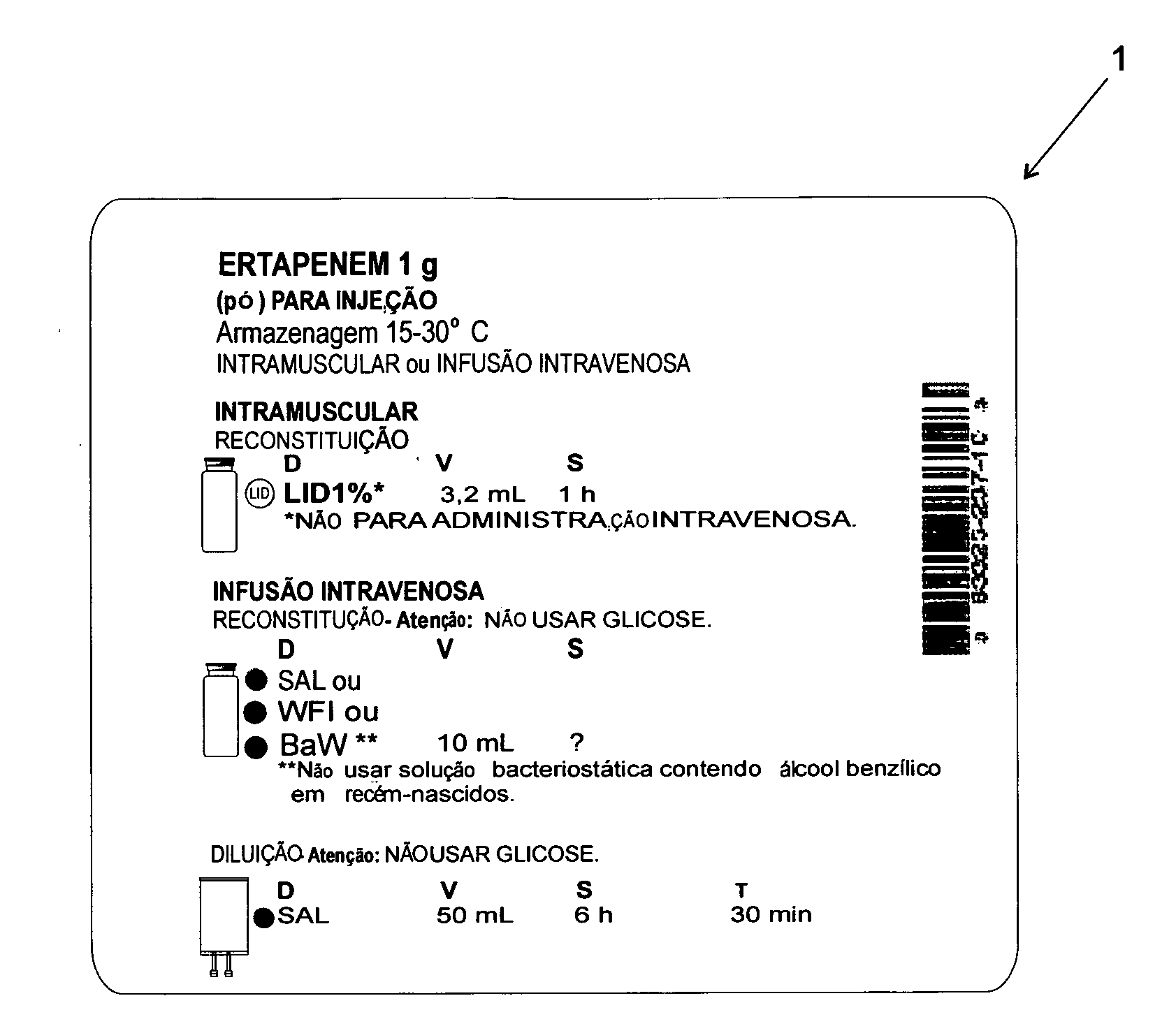 Method of standardization of injectalbe medicines and their diluents