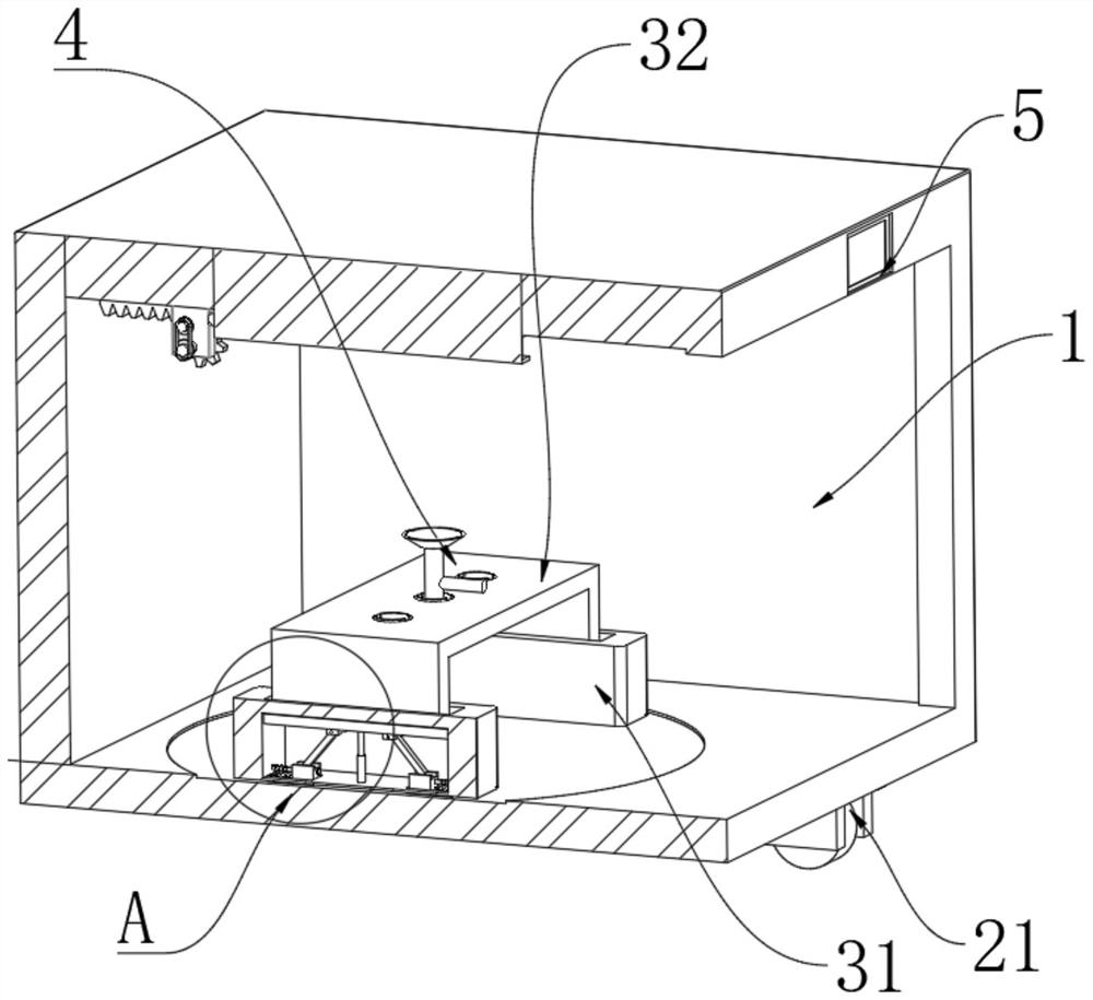 Endoscope lens anti-fog storage device for abdominal cavity examination