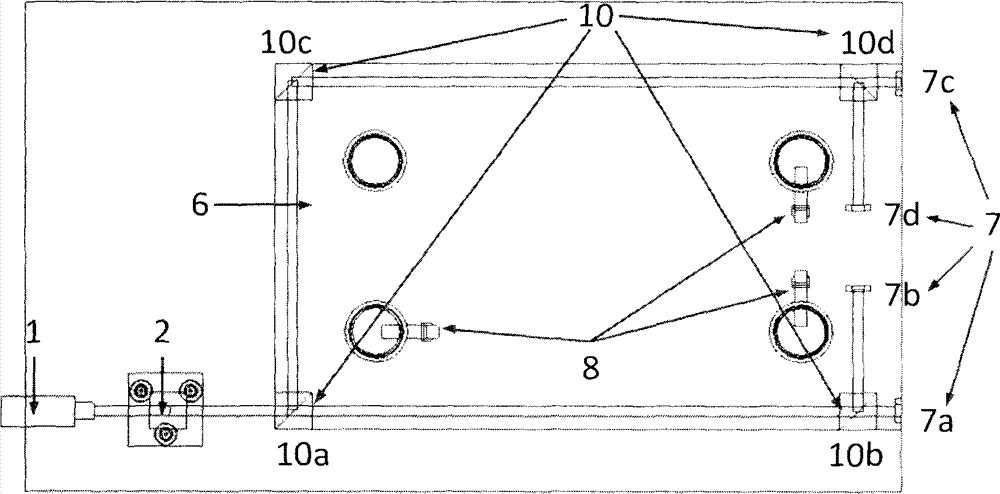 Spring vibration isolation platform on basis of air floatation zero-position reference and laser auto-collimation measurement