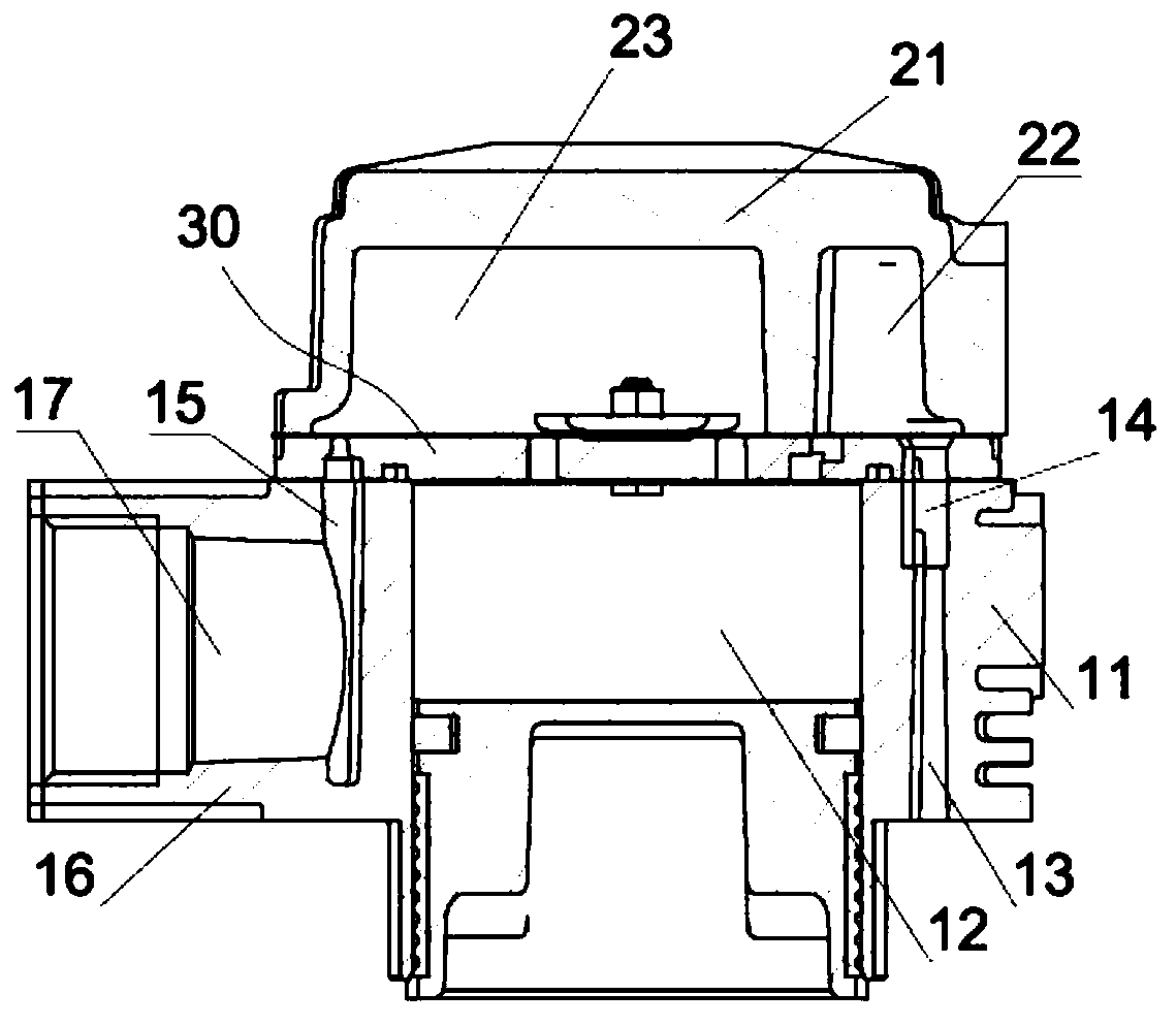 Air compression device and air compressor