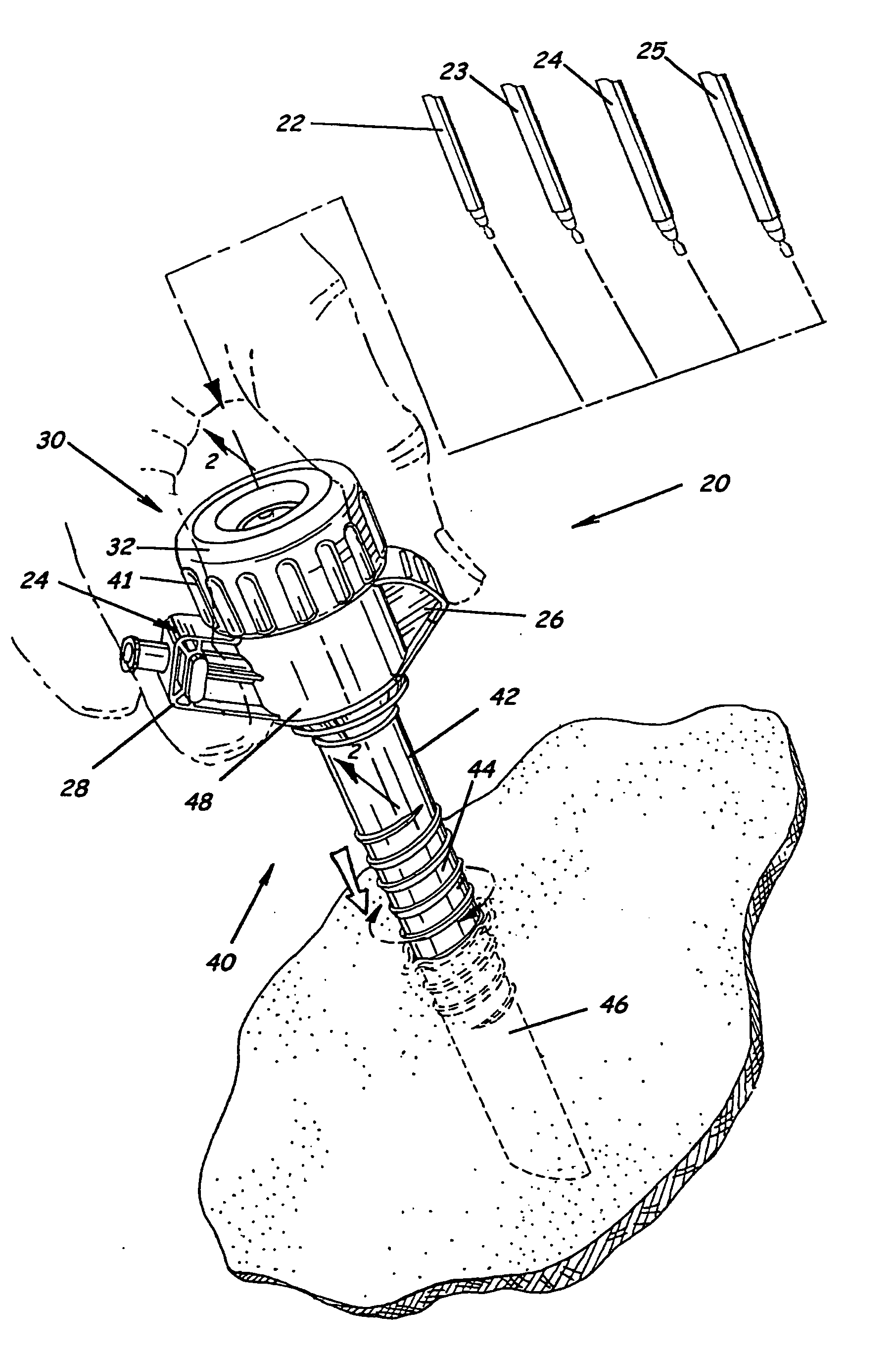 Trocar having planar fixed septum seal and related methods