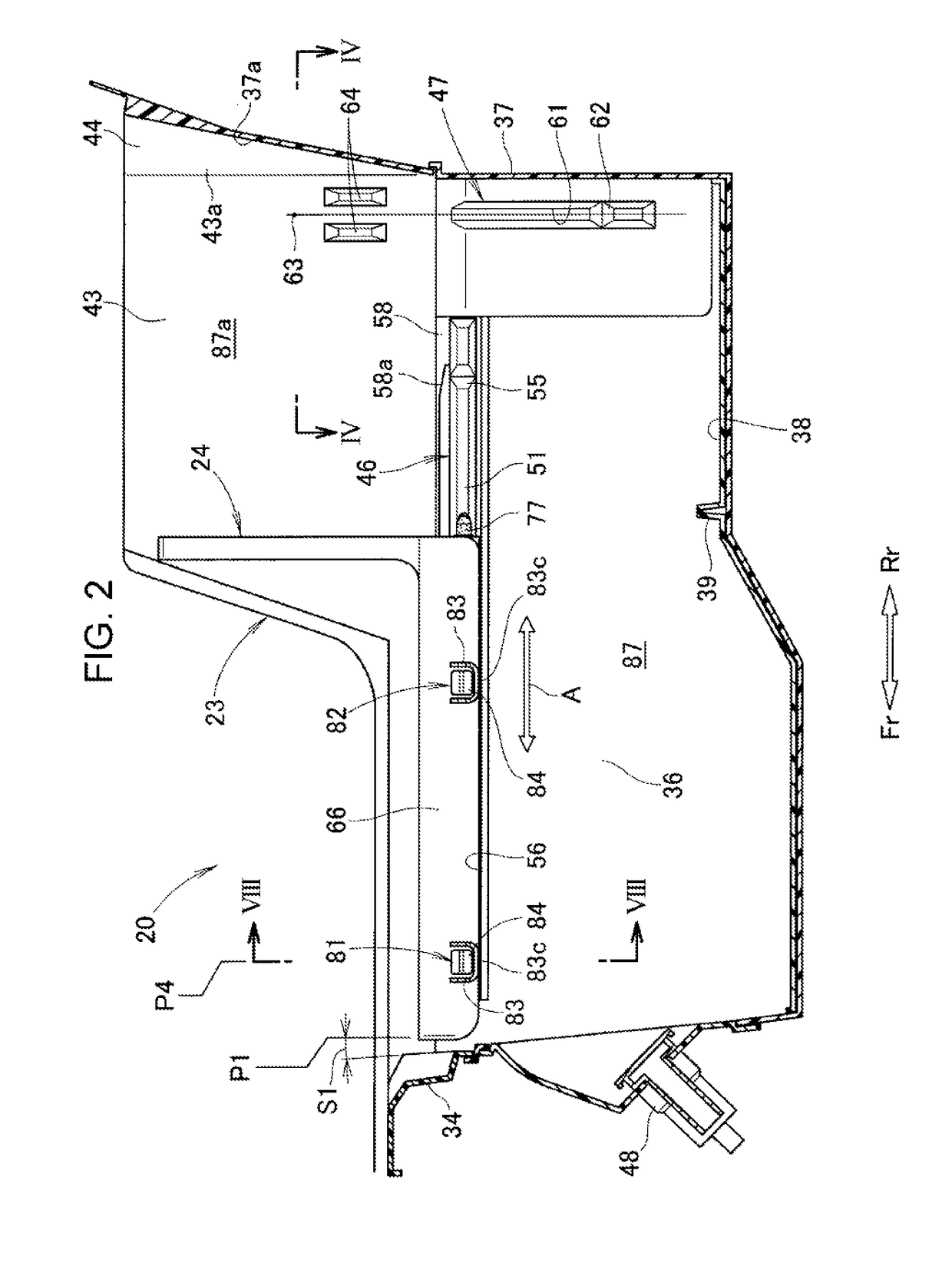 Vehicular console device