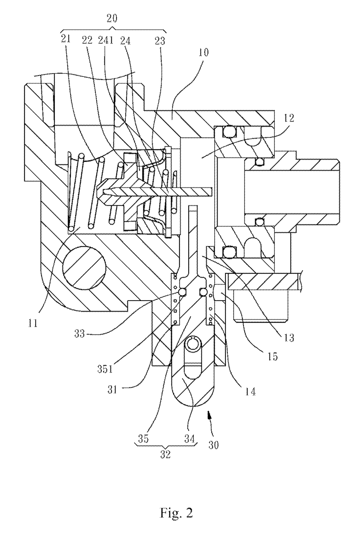 Air source controlling device for a pneumatic nail-gun