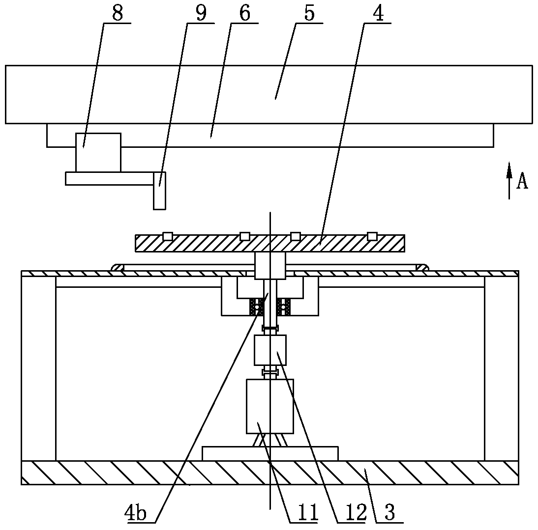 Spiral photoresist coating structure and preparation device and method thereof