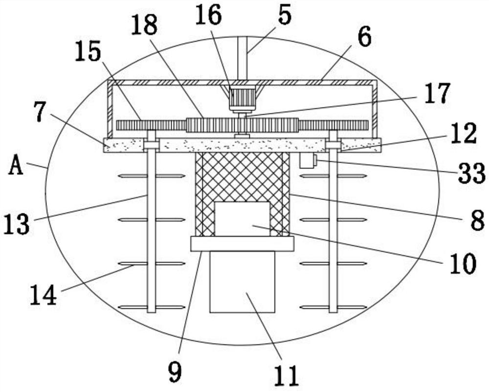 Multifunctional water quality monitoring unmanned ship with windproof mechanism