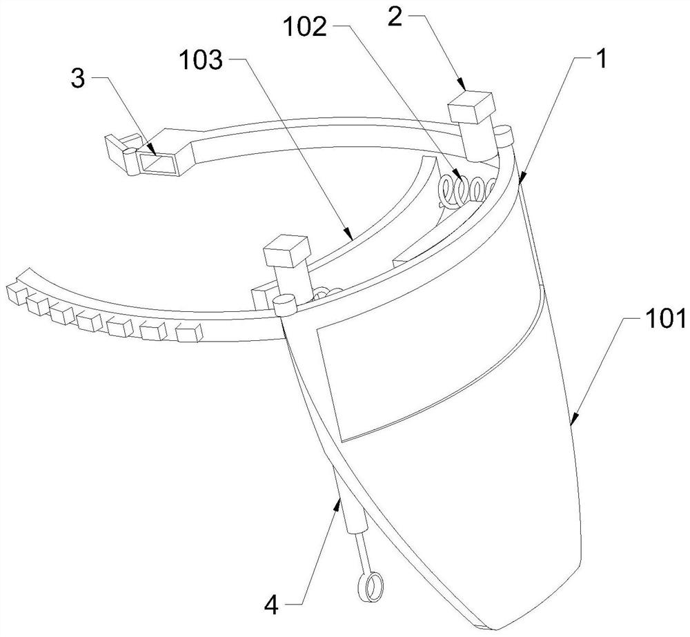 Defogging mask for field operation medical treatment