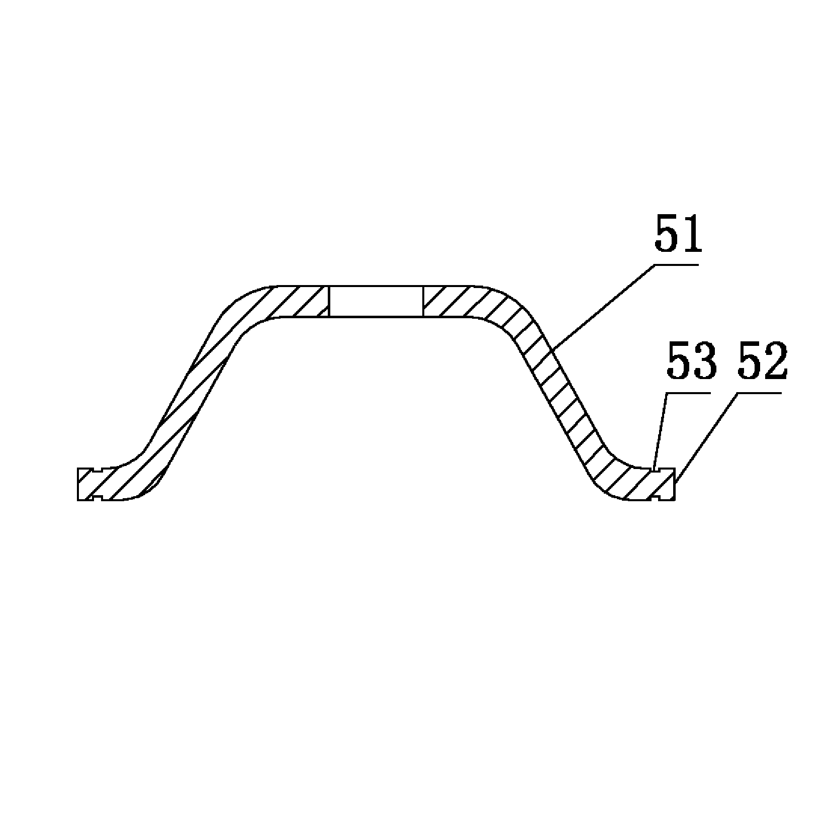 Detection tool for groove medium diameter of disc insulator