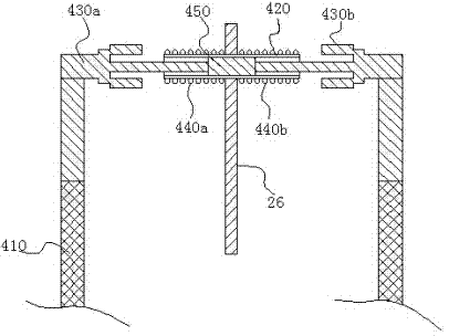 Excessive biogas collecting system