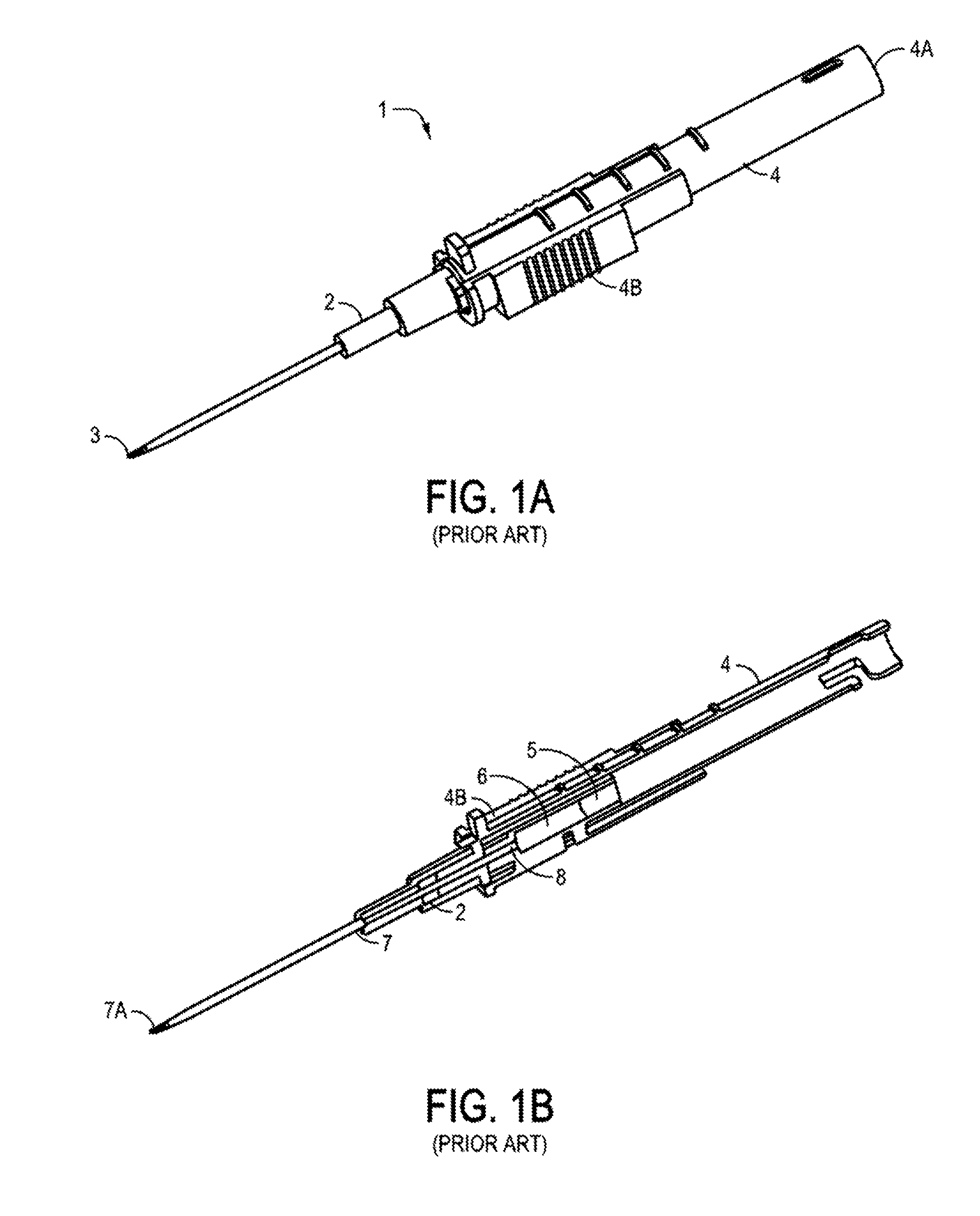 IV catheter insertion device and method