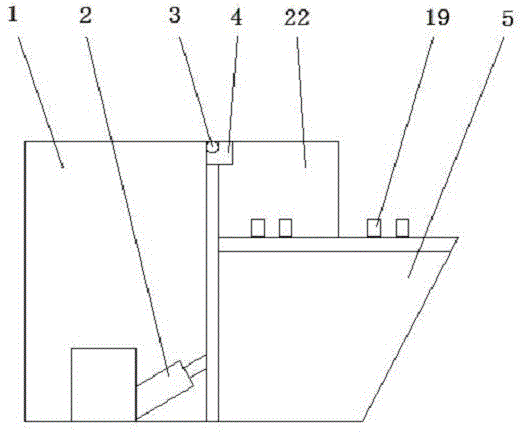 Patella axis position movement track photographing device