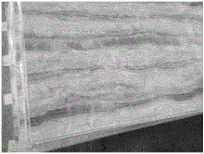 Preparation method of photocuring film coated glass magnesium trim board