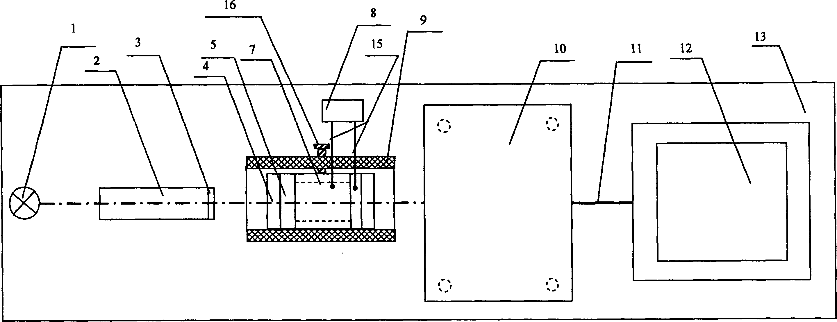 Fixed single-layer DNA probe orientation controlling and real-time monitoring method and apparatus