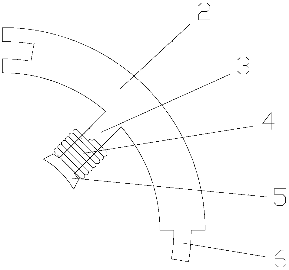 Novel motor stator and winding installing technology thereof