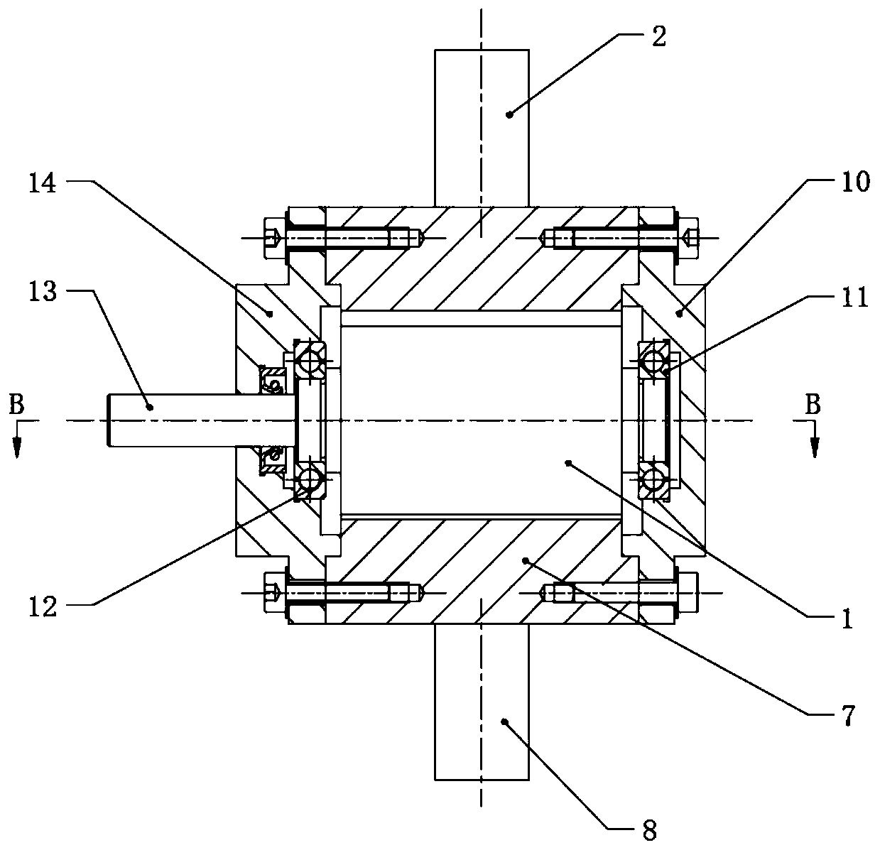 Non-impeller rotor valveless pump for artificial heart