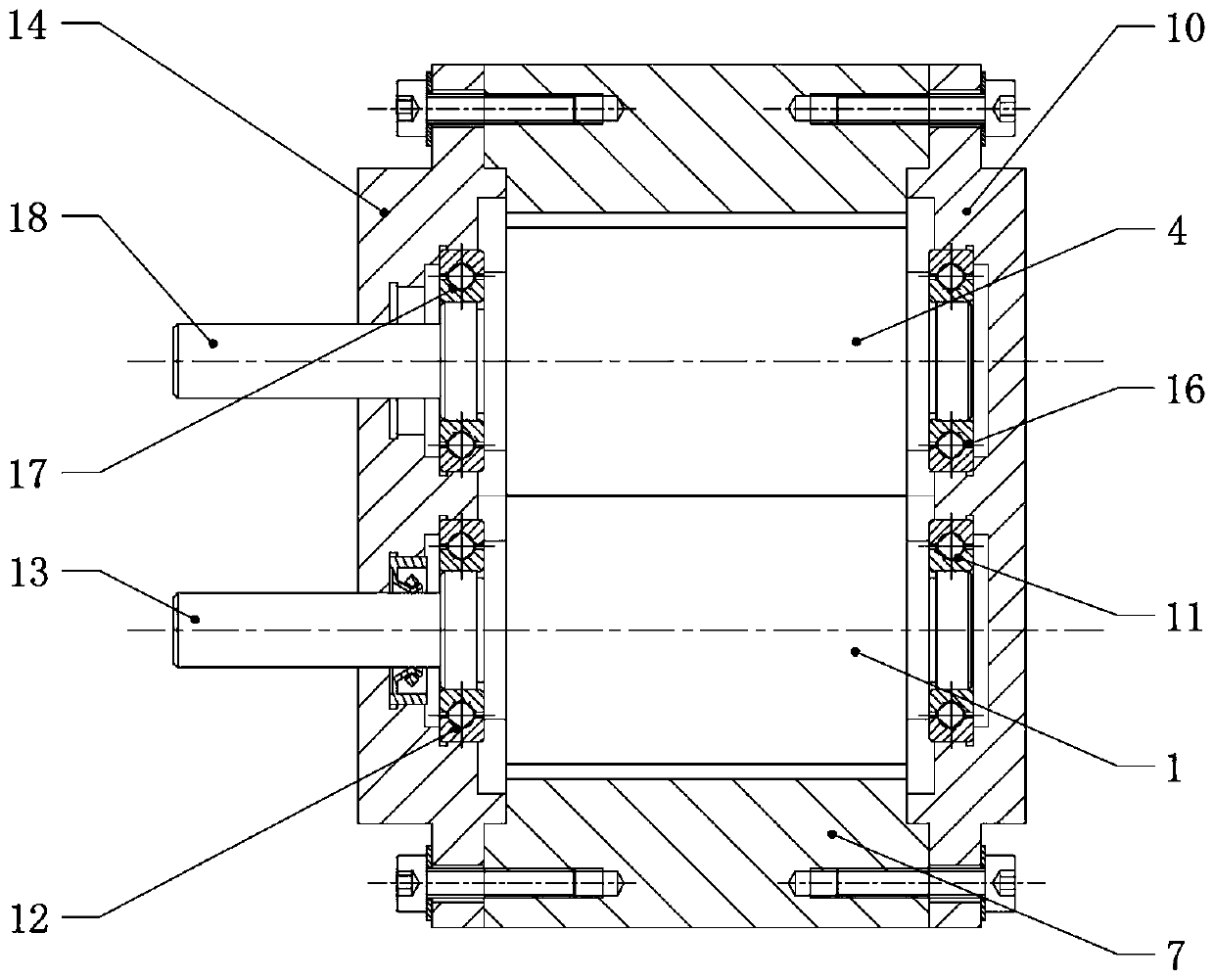 Non-impeller rotor valveless pump for artificial heart