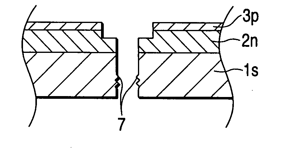 Semiconductor element and method for producing the same