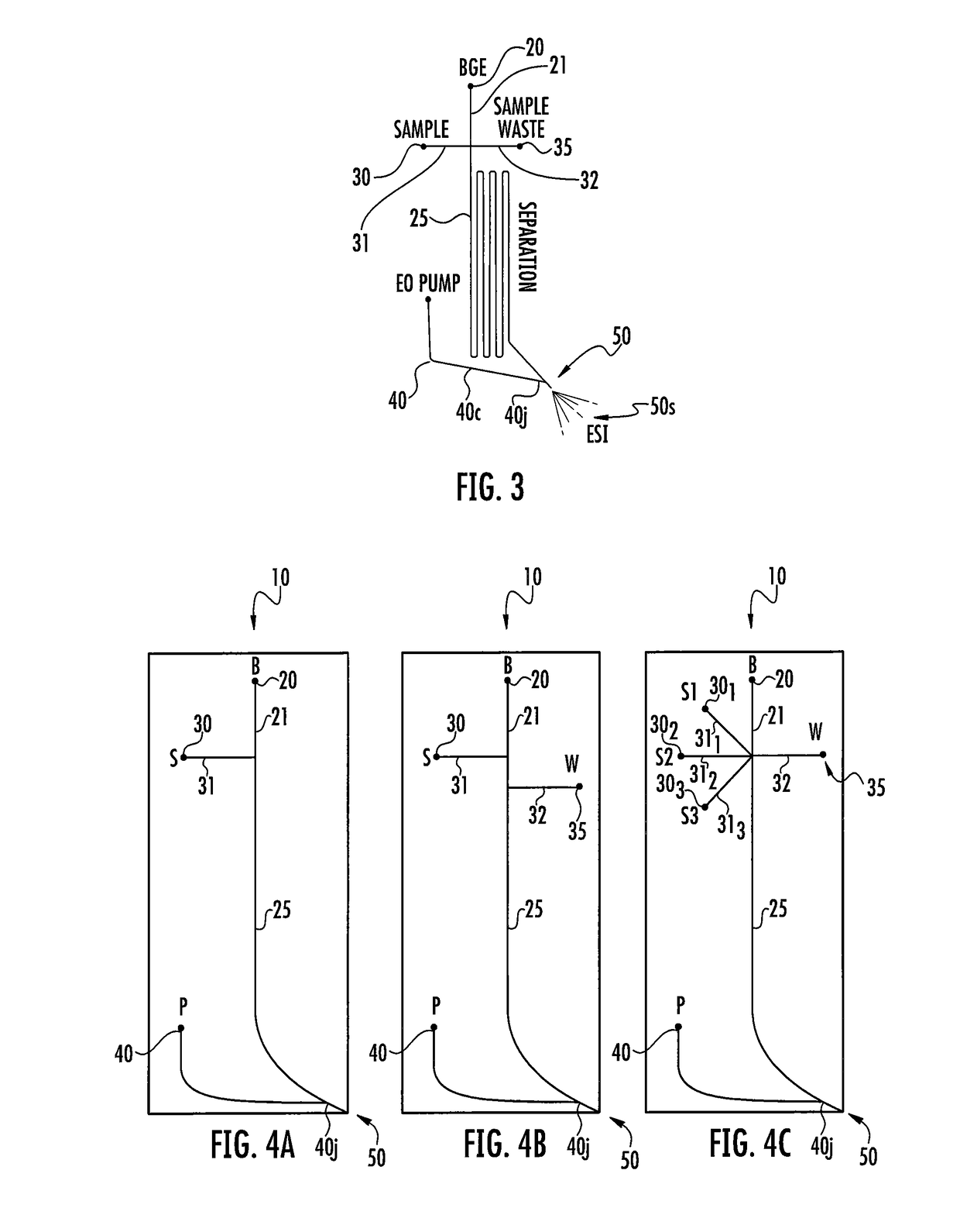 Pressure driven microfluidic injection for chemical separations