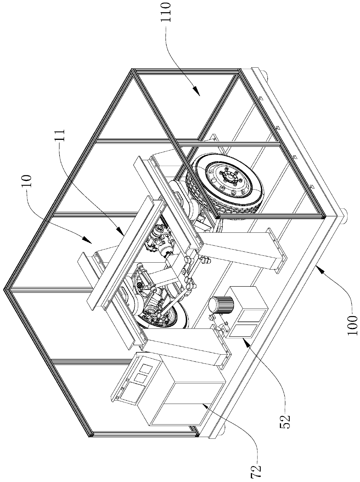 Steering-by-wire system experimental device